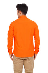 Orange Shirt Full Sleeve