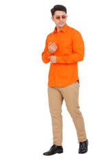 Orange Shirt Full Sleeve