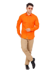 Orange Shirt Full Sleeve