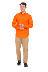 Orange Shirt Full Sleeve