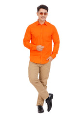 Orange Shirt Full Sleeve