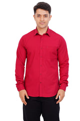 Maroon  Red Shirt  Full Sleeve