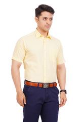 Yellow Shirt  Half Sleeve