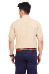 Sandle Yellow Shirt  Half Sleeve